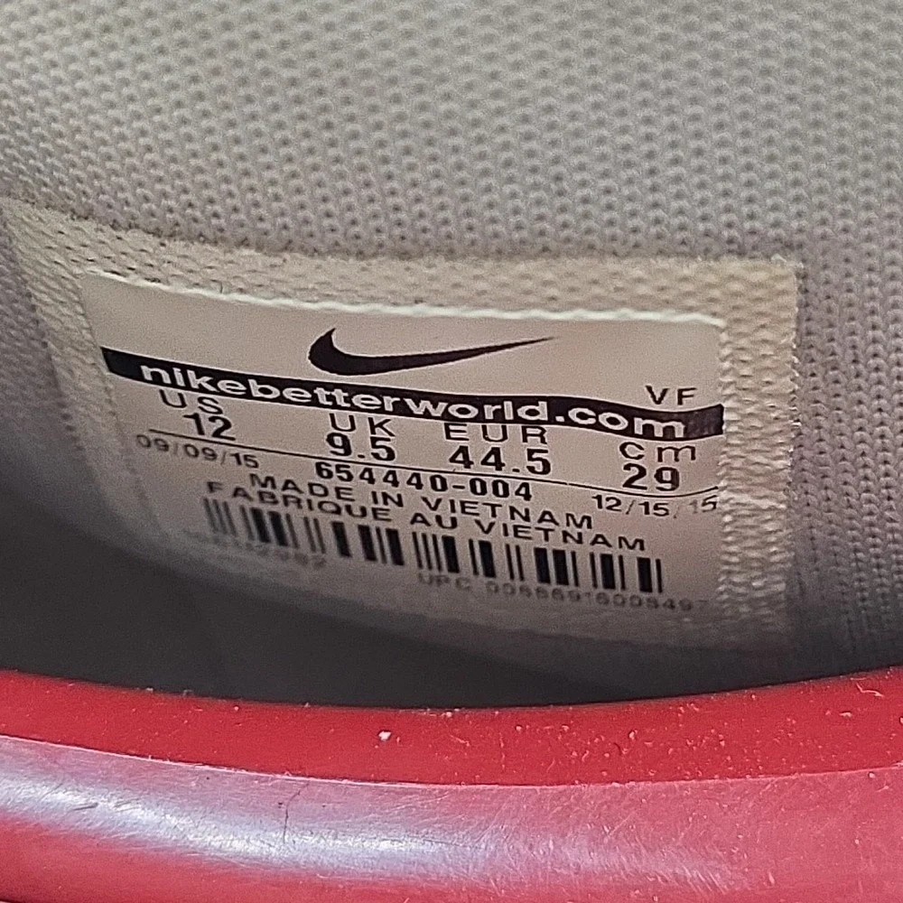 Nike Air Force 1 Hi Premium Light Bone‎ 654440 004 Men's US Size 12 2015